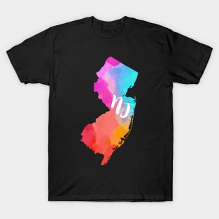 Colorful New Jersey T-Shirt